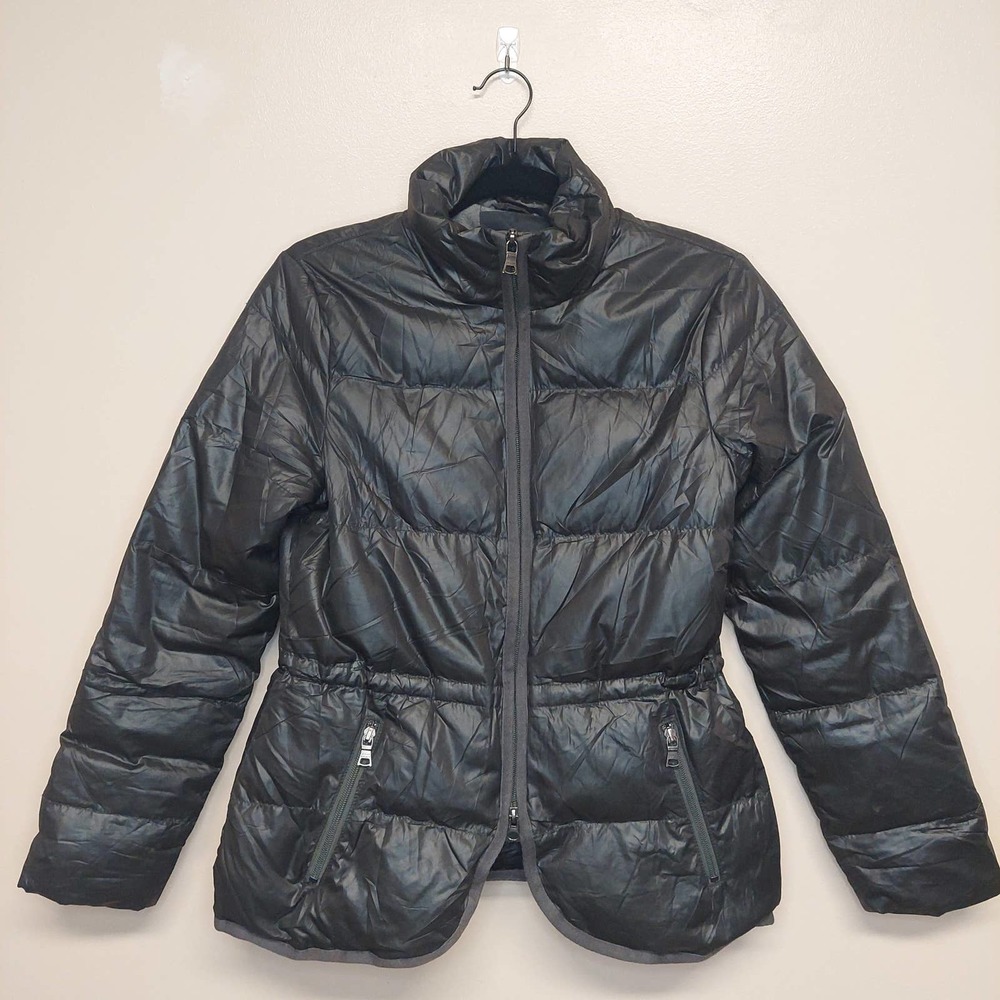 Banana Republic Black Puffer Coat Size Small